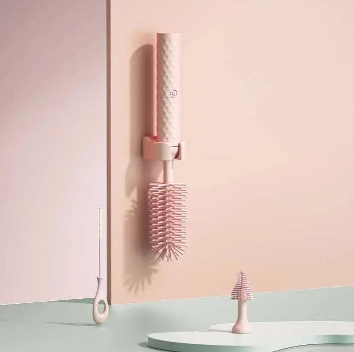 Brosse Biberon Électrique Rotative LBDM Rose
