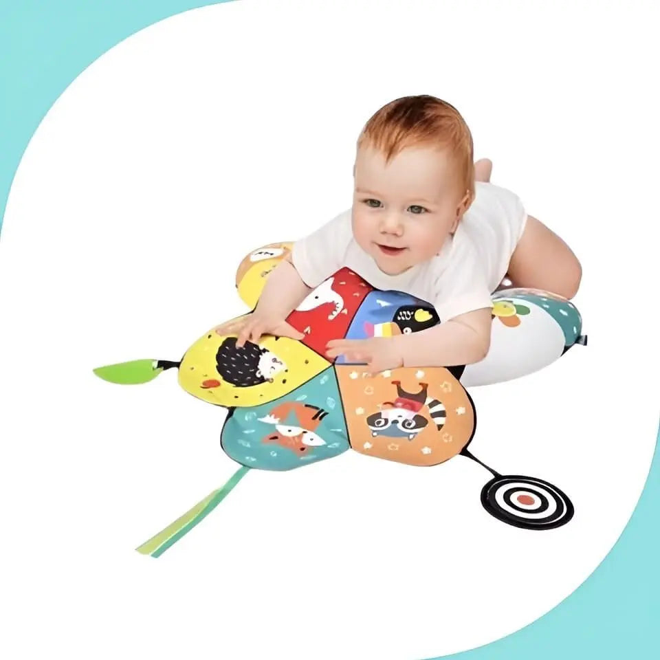 Coussin Sensoriel Montessori pour Nouveau-né, Nourrissons de 0 à 6 Mois Jouets LBDM