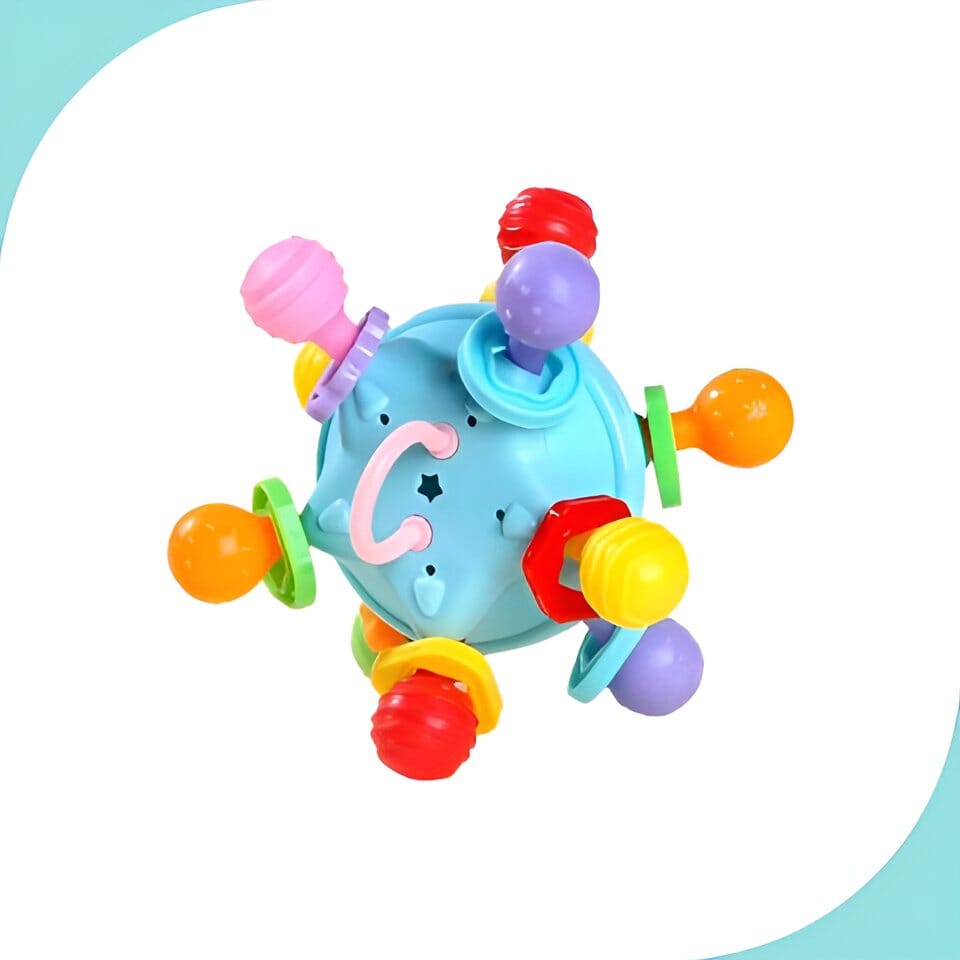 Hochet de dentition multicolore Jouets LBDM