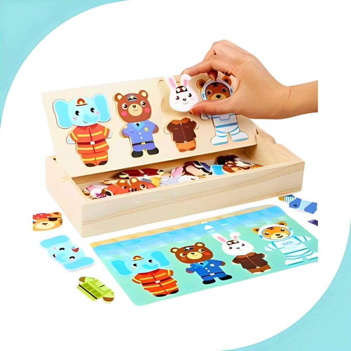 Jouet Méli-Melo en bois Montessori LBDM