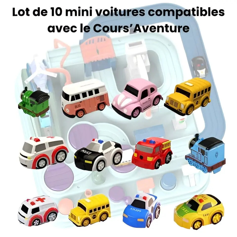 Lot de 10 mini voiture pour Cours'Aventure LBDM