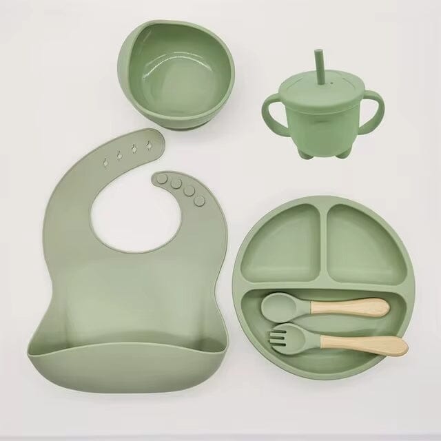 Set de Table en silicone 6Pcs 0 La Bulle de Mino Set Vert