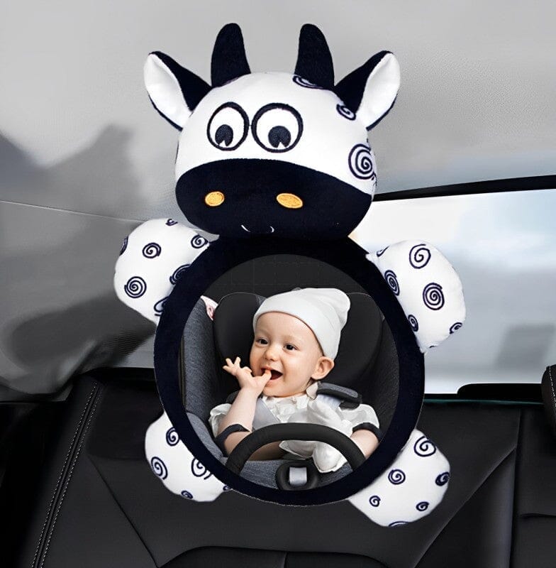Mino'Glass - miroir peluche, rétroviseur de siège pour voiture LBDM