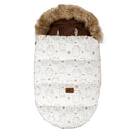 Chancelière de poussette – bébé au chaud, même par grand vent Chancelière de poussette LBDM beige bear 