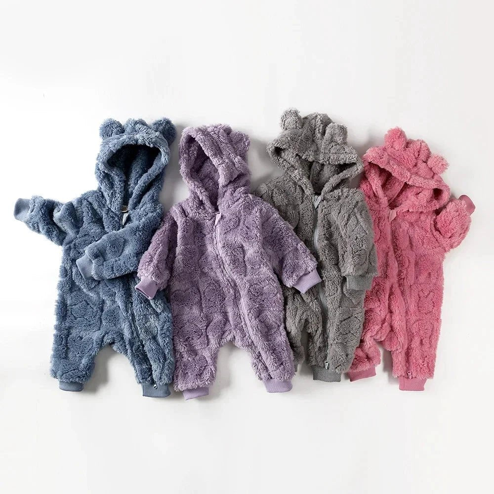 Barboteuse flanelle à zip – le change de nuit en un geste - LBDM