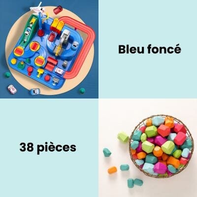 BlackFriday Pack -45% Montessori LBDM Bleu Foncé 38 pièces 