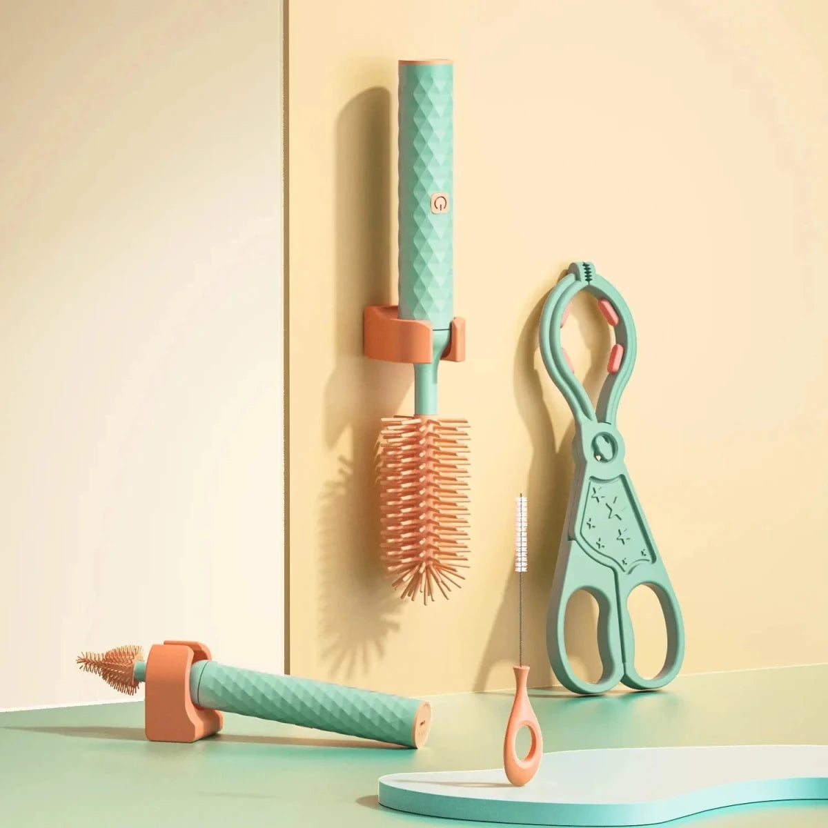 Brosse électrique rotative pour biberons – fini le fond à frotter - LBDM