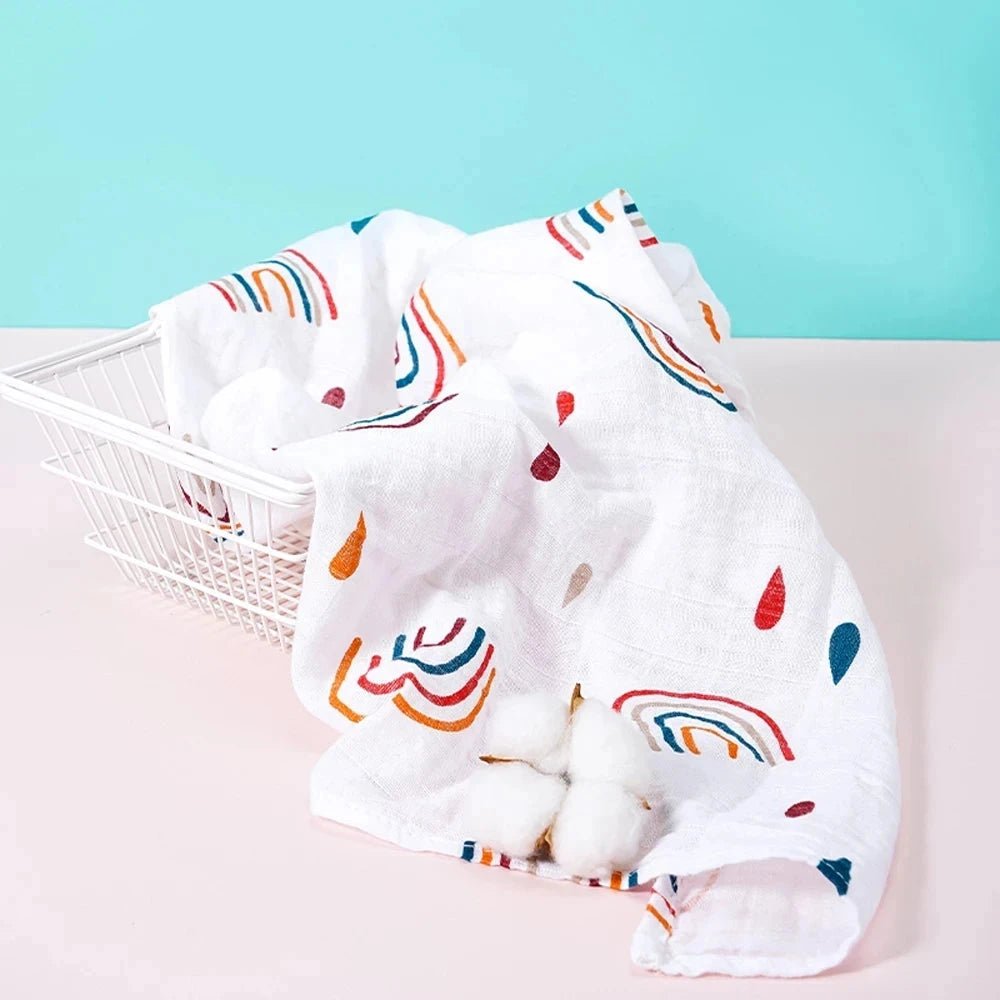 Coffret naissance 5 mousselines – le cadeau qui sert tous les jours - LBDM