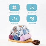 Coffret naissance 5 mousselines – le cadeau qui sert tous les jours - LBDM