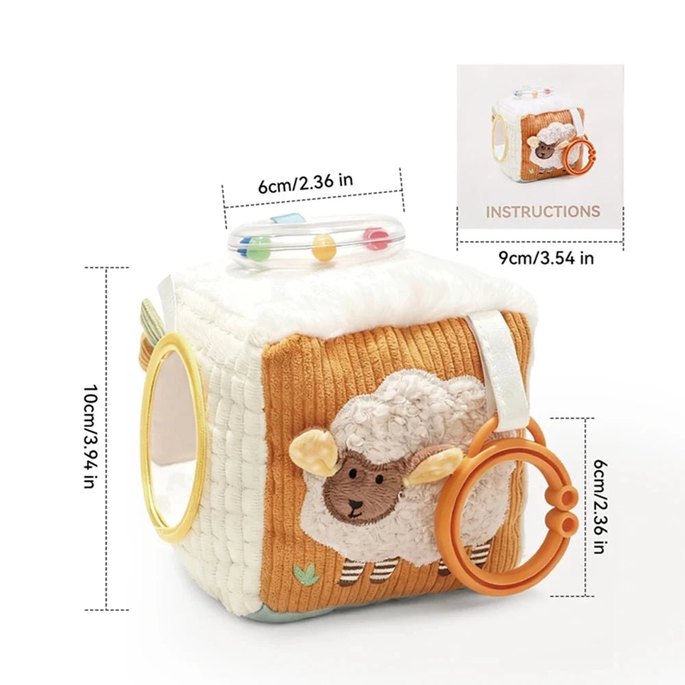 Cube à foulards – pour bébé qui vide la boîte de mouchoirs - LBDM