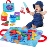 Jeu de pêche en tissu 22 pièces – la pêche sans mouiller les pieds - LBDM