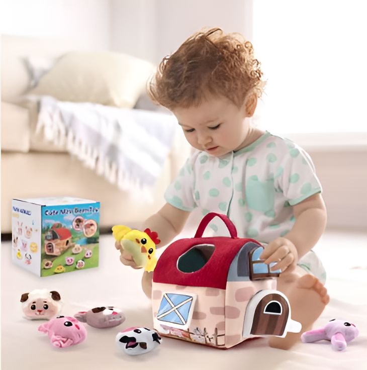 Jouet Ferme des animaux en peluche - LBDM