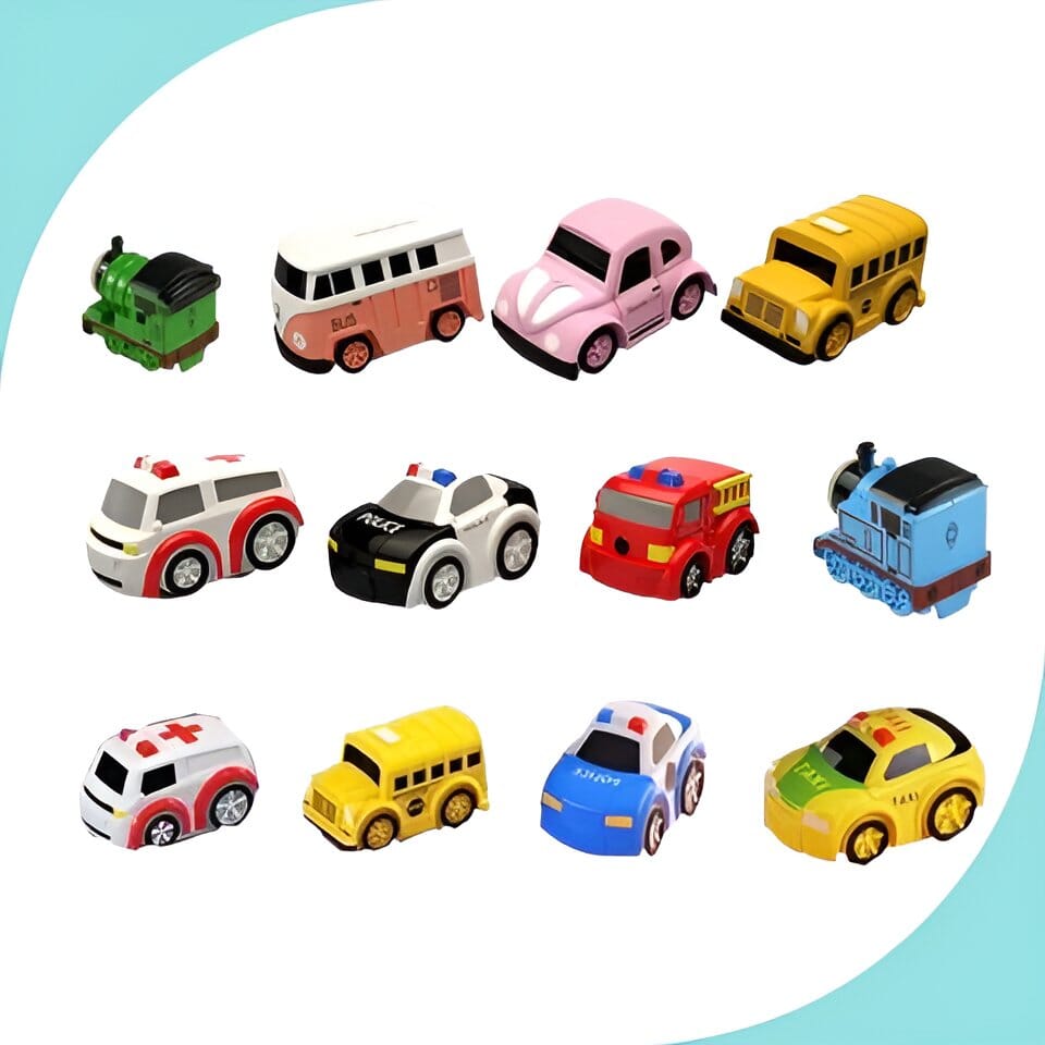 Lot de 10 mini voiture pour Cours'Aventure LBDM 