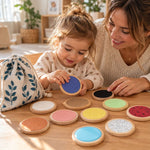 Paires tactiles en bois – les yeux fermés, les doigts devinent - LBDM