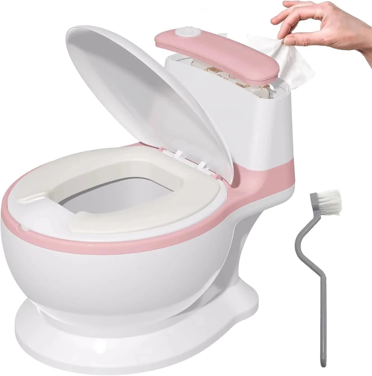 Pot toilette avec bruit de chasse d'eau – faire comme les grands - LBDM