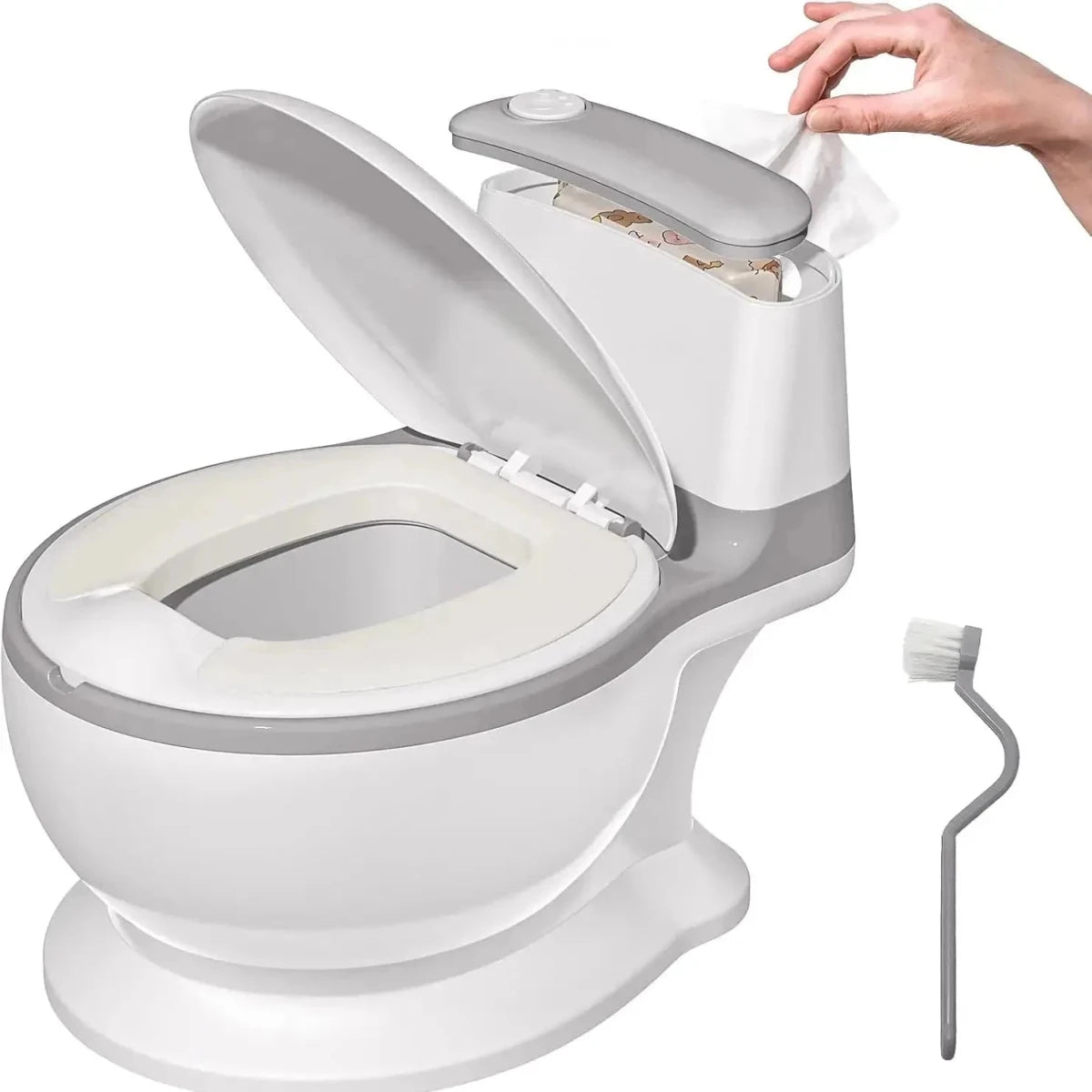 Pot toilette avec bruit de chasse d'eau – faire comme les grands - LBDM