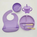 Set de Table en silicone 6Pcs 0 La Bulle de Mino Set Violet 