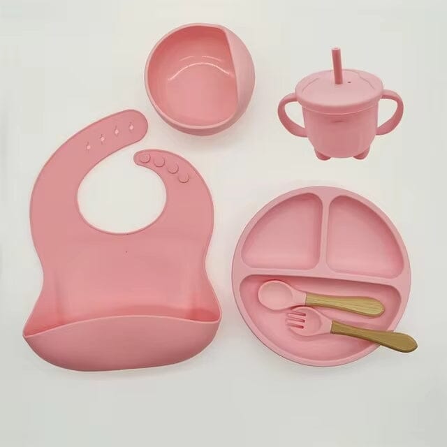 Set de Table en silicone 6Pcs 0 La Bulle de Mino Set Rose 