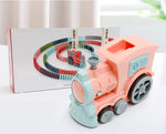 TCHOUTCHOU le Train Domino Électrique LBDM Bleu 303 pcs 