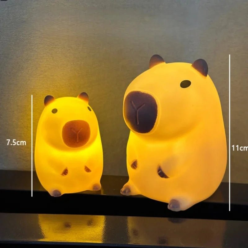 Veilleuse capybara à piles – une douce lueur pour les nuits de bébé - LBDM