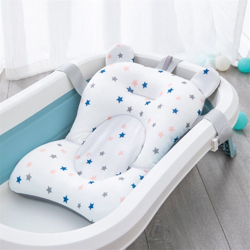 Coussin de Bain Comfy bain La Bulle de Mino Blanc / étoiles Bleues 