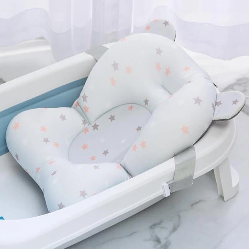 Coussin de Bain Comfy bain La Bulle de Mino Blanc / étoiles oranges 