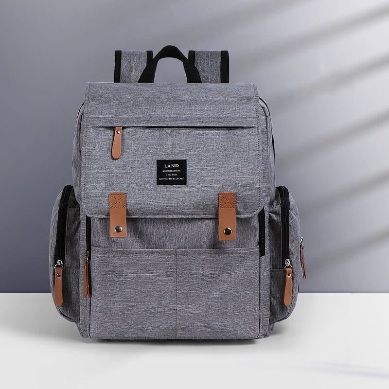 Sac à langer Multi Rangement - Le Baroudeur chic 0 La Bulle de Mino Gris 