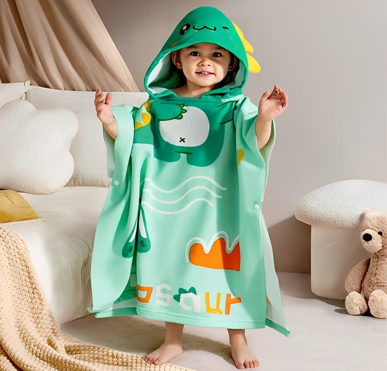 Serviette de bain BEDILA 0 La Bulle de Mino Dinosaure 