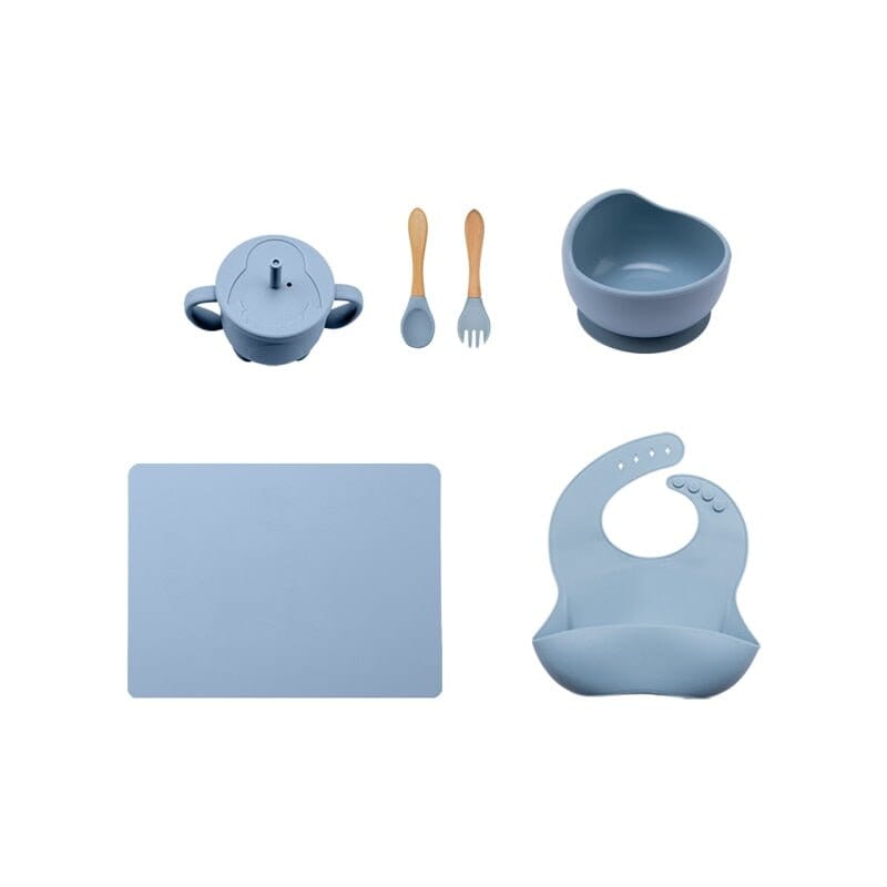 Set de Table en silicone 6Pcs 0 La Bulle de Mino Set Bleu 